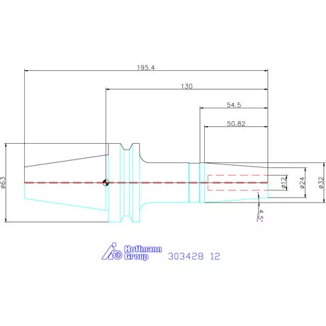 Garant Zsugorbefogó Form ADB, hűtőcsatorna furattal 12 mm