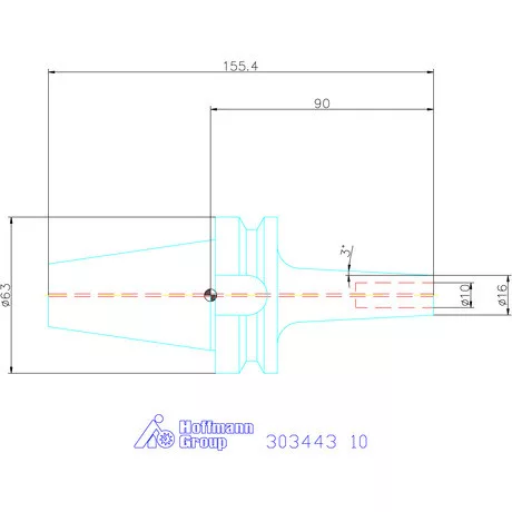 Garant Zsugorbefogó 3° 10 mm