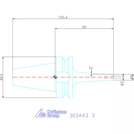 Garant Zsugorbefogó 3° 3 mm