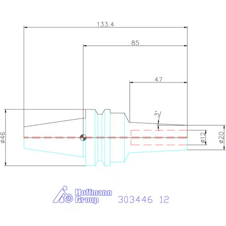 Garant Karcsú hidroplasztikus befogó 12 mm