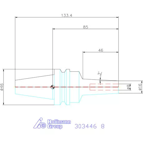 Garant Karcsú hidroplasztikus befogó 8 mm