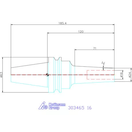 Garant Karcsú hidroplasztikus befogó 16 mm