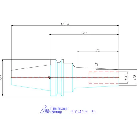 Garant Karcsú hidroplasztikus befogó 20 mm