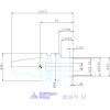 Hidroplasztikus szerszámtartó BASIC rövid, karcsú, AD alak 12 mm