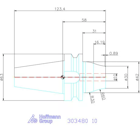 Garant Performance hidroplasztikus befogó Master Chuck, ADB alak 10 mm
