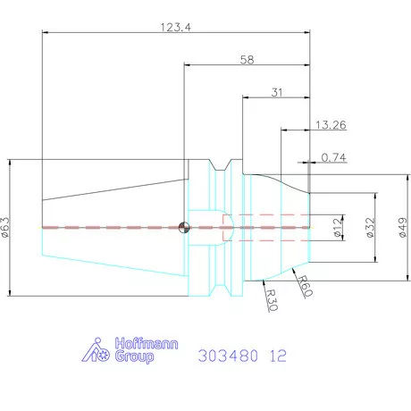 Garant Performance hidroplasztikus befogó Master Chuck, ADB alak 12 mm