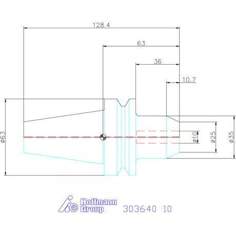 Garant Menesztőlapos befogó Forma AD 10 mm