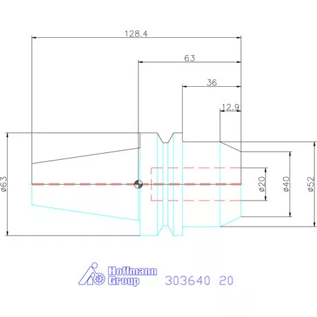Garant Menesztőlapos befogó Forma AD 20 mm