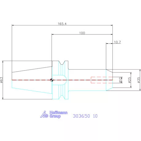 Garant Menesztőlapos befogó Forma AD 10 mm