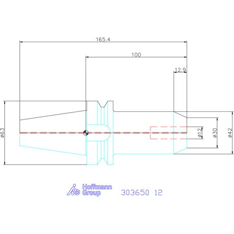 Garant Menesztőlapos befogó Forma AD 12 mm