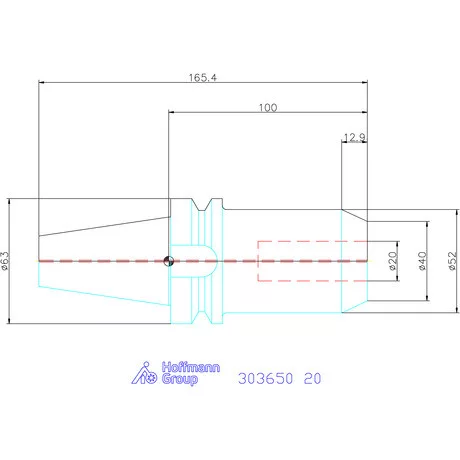 Garant Menesztőlapos befogó Forma AD 20 mm