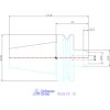 Menesztőlapos befogó Forma AD 10 mm