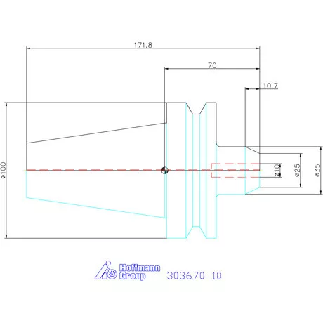 Garant Menesztőlapos befogó Forma AD 10 mm