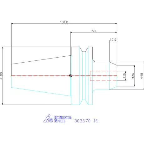 Garant Menesztőlapos befogó Forma AD 16 mm