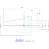 Menesztőlapos befogó Forma AD 20 mm