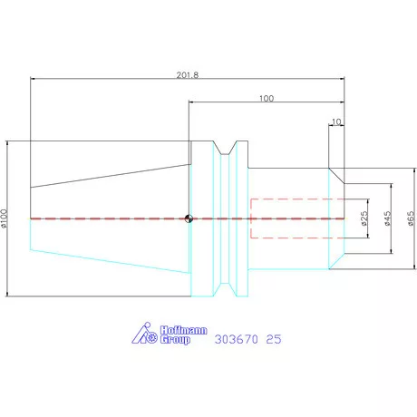 Garant Menesztőlapos befogó Forma AD 25 mm