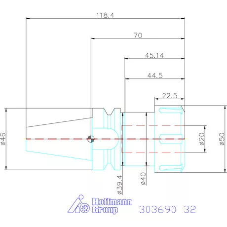 Garant ER szorítópatronos befogó Forma AD 32