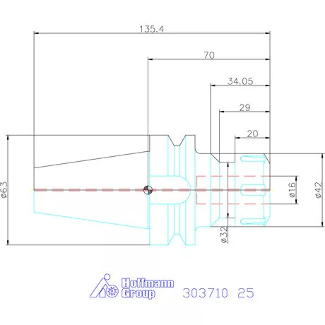 Garant ER szorítópatronos befogó Forma AD 25