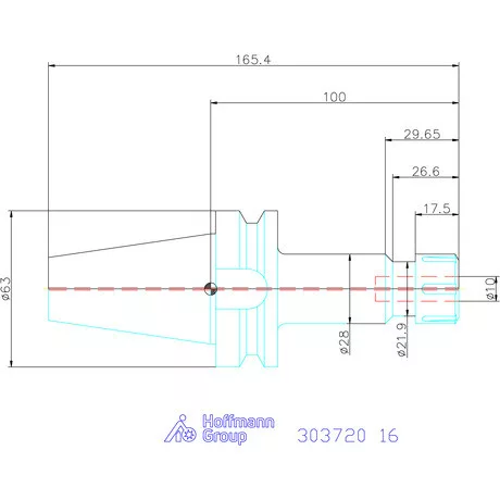 Garant ER szorítópatronos befogó Forma AD 16 mm