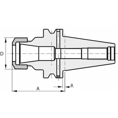 Garant ER szorítópatronos befogó Forma AD 40 mm