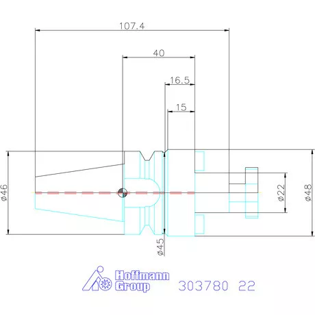 Garant Marófej befogó Form AD 22 mm