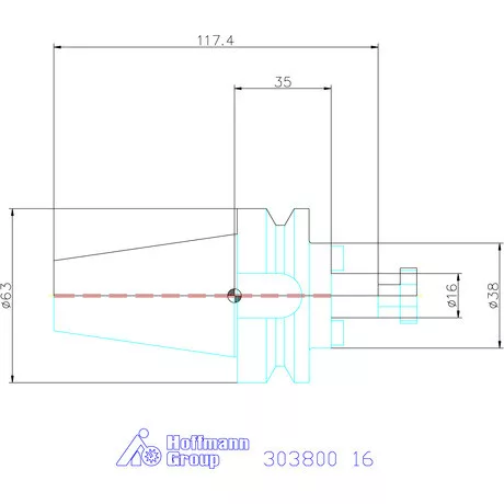 Garant Marófej befogó Form AD 16 mm