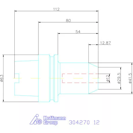 Garant Menesztőlapos befogó 12 mm