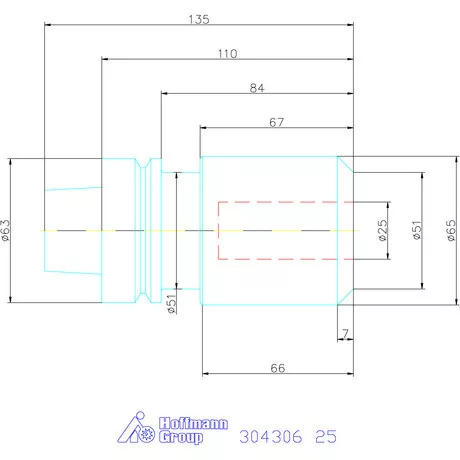 Garant Menesztőlapos befogó 25 mm
