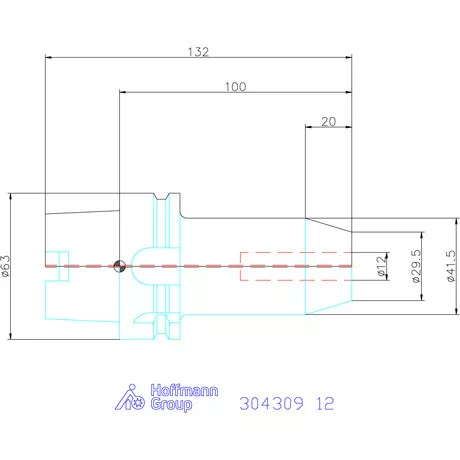 Garant Menesztőlapos befogó 12 mm