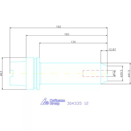 Garant Menesztőlapos befogó 12 mm