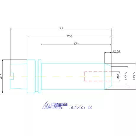 Garant Menesztőlapos befogó 18 mm