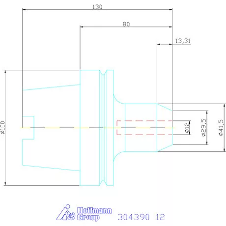 Garant Menesztőlapos befogó 12 mm