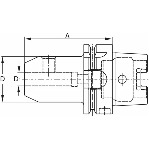 Holex Menesztőlapos befogó 40 mm