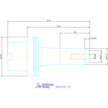 Garant Menesztőlapos befogó 12 mm