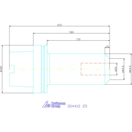 Garant Menesztőlapos befogó 25 mm