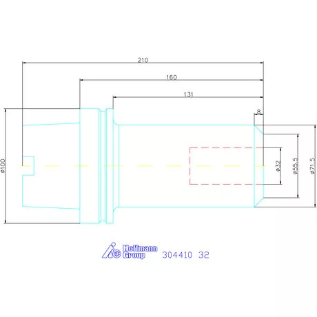 Garant Menesztőlapos befogó 32 mm