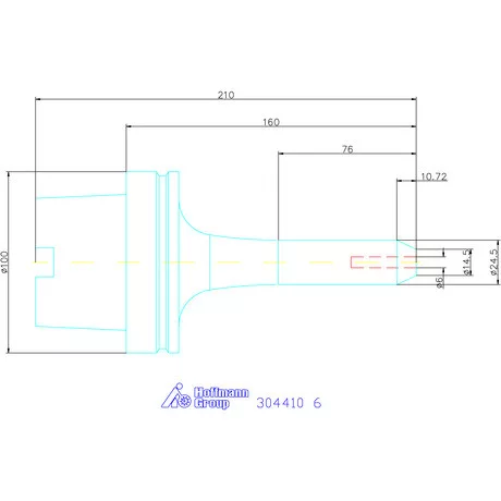 Garant Menesztőlapos befogó 6 mm