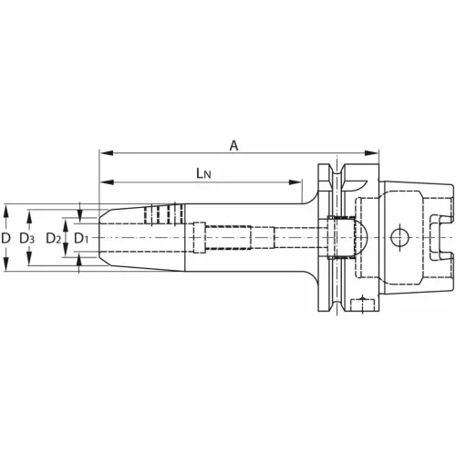 Garant Menesztőlapos befogó, kombi, karcsú 10 mm
