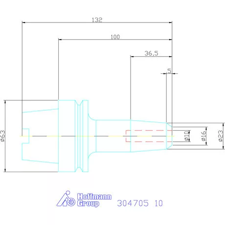 Garant Menesztőlapos befogó, kombi, karcsú 10 mm
