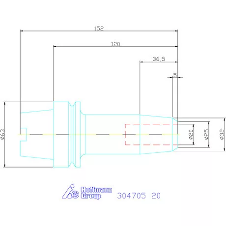 Garant Menesztőlapos befogó, kombi, karcsú 20 mm