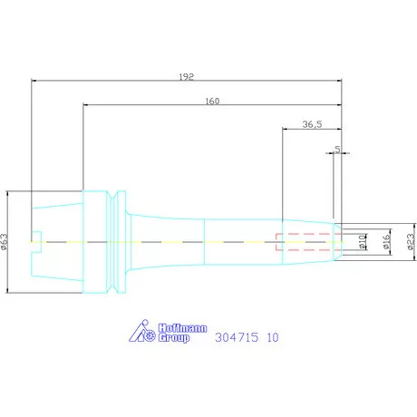 Garant Menesztő laposbefogó, kombi, karcsú 10 mm