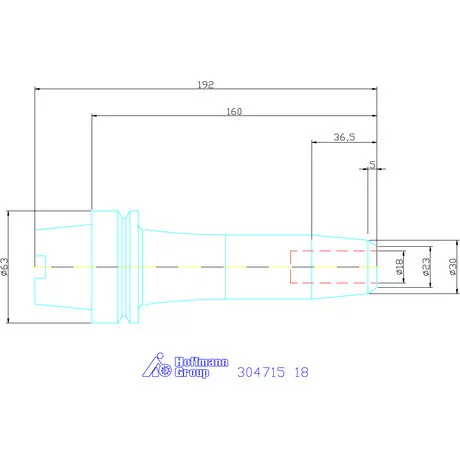 Garant Menesztő laposbefogó, kombi, karcsú 18 mm