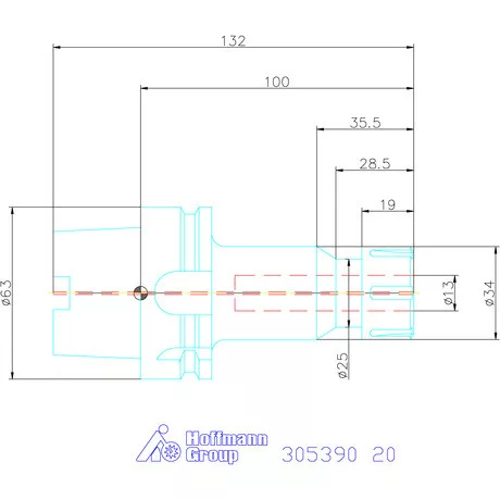 Garant ER szorítópatronos befogó 20
