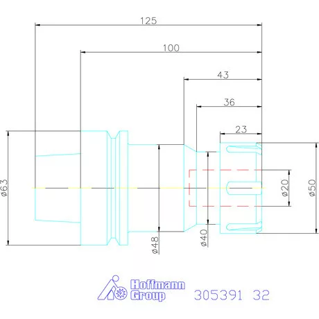 Garant ER szorítópatronos befogó 32