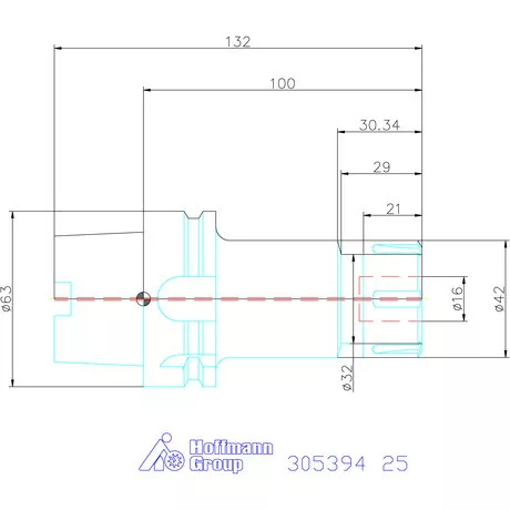 Garant ER szorítópatronos befogó nikkelezett 25