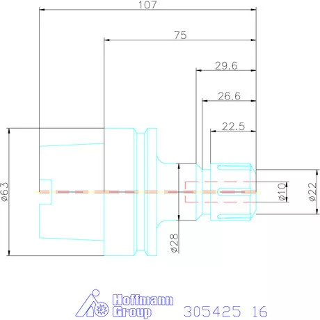 Garant ER szorítópatronos befogó 16
