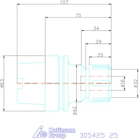 Garant ER szorítópatronos befogó 25