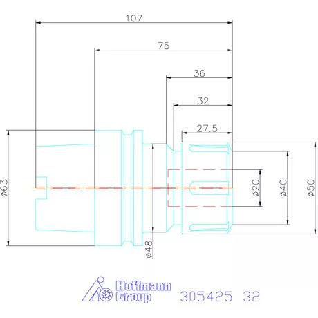 Garant ER szorítópatronos befogó 32