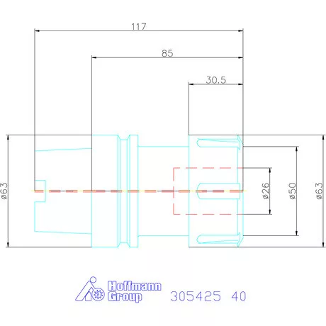 Garant ER szorítópatronos befogó 40