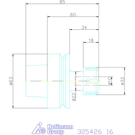 Garant ER szorítópatronos befogó 16